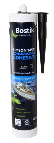 BOSTIK Klej konstrukcyjny Simson MSR CA w kartuszu 290 ml, szary