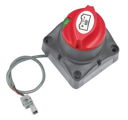Przełącznik akumulatora BEP 701 12/24 V 275 A, 2-biegunowy, montaż natynkowy, sterowanie zdalne, zestaw do samodzielnego montażu