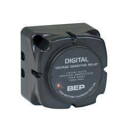 Przekaźnik odłączający prąd ładowania BEP DVSR 12/24 V 140 A, 2 wyjścia
