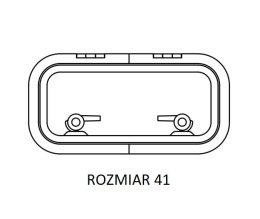 Właz niskoprofilowy Lewmar - Rozmiar 41