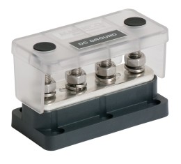 Szyna zbiorcza BEP Pro Installer 50 V 500 A, 4-biegunowa, kołki 8 mm, zestaw do samodzielnego montażu