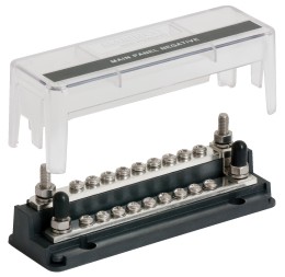 Szyna zbiorcza BEP Z-Link 50 V 2x200 A, 18-biegunowa, pin 4 mm, zestaw do samodzielnego montażu
