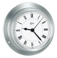 Zegarek kwarcowy BARIGO Sky ze szczotkowanej stali nierdzewnej, skala 85 mm, 110 x 32 mm