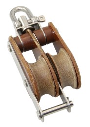 BARTON TUPHblox blok podwójny 20 mm, lina 8 mm, szekla obrotowa/zaczep zamka w kształcie litery U