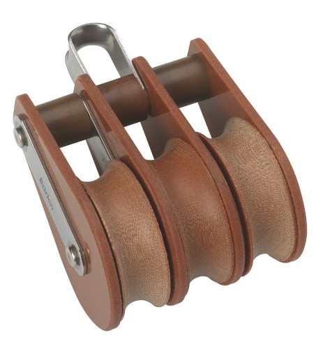 BARTON TUPHblox blok potrójny 20 mm, lina 8 mm, kabłąk górny