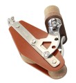 BARTON TUPHblox Blok skrzypcowy 38/58 mm, lina 13 mm, ucho obrotowe/uchwyt w kształcie litery U/zacisk