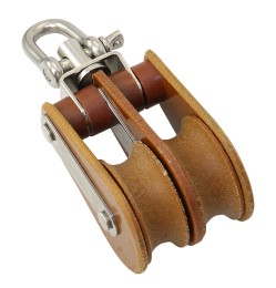 BARTON TUPHblox blok podwójny 58 mm, lina 14 mm, szekla obrotowa/zaczep zamka w kształcie litery U