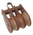 BARTON TUPHblox blok potrójny 58 mm, lina 14 mm, kabłąk górny/zaczep zamka w kształcie litery U