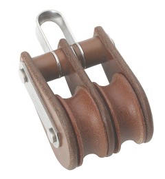 BARTON TUPHblox blok podwójny 64 mm, lina 16 mm, kabłąk górny/zaczep zamka w kształcie litery U