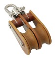 BARTON TUPHblox blok podwójny 64 mm, lina 16 mm, szekla obrotowa