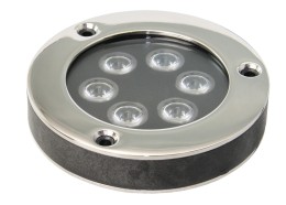 Podwodna lampa LED Merlin GFK/A4 12/24 V 14 W, niebieska