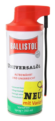 BALLISTOL Uniwersalny olej w sprayu z wężem natryskowym Varioflex 350 ml