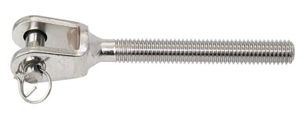 Widelec gwintowany BLUE WAVE A4 M6, widełki gwintowane 5 mm