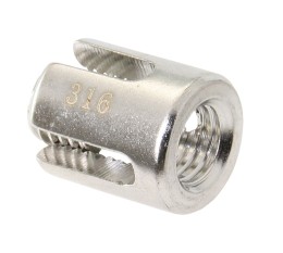 BLUE WAVE zacisk krzyżowy z gwintem przelotowym A4 5 mm M12