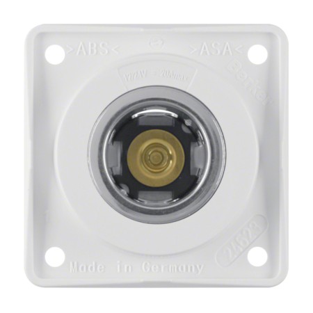 Gniazdko BERKER Integro-Modul 12 V 20 A, biały polarny, błyszczący
