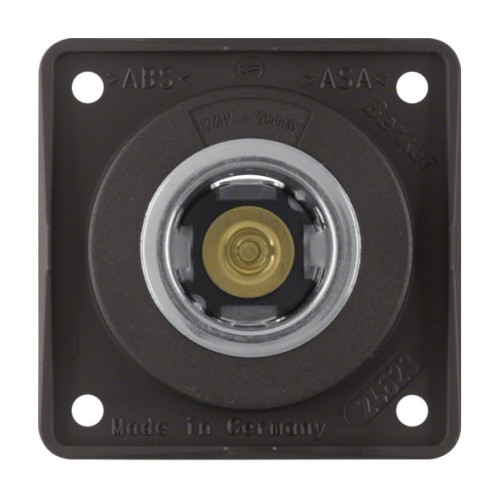 Gniazdko BERKER Integro-Modul 12 V 20 A, brązowe matowe