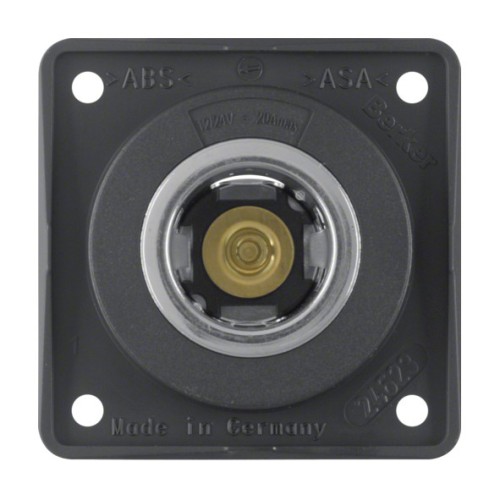 BERKER Gniazdo Integro-Modul 12 V 20 A, antracytowy matowy