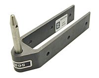 SEA SURE Okucie steru, długie z trzpieniem aluminiowym 10x46 mm, iB=25 mm