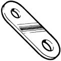 SEA SURE łącznik ze stali nierdzewnej 51x19 mm, prosty