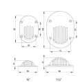 Sitko ssące TruDesign czarne 3/4"