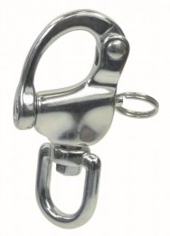 Szekla zatrzaskowa z obrotowym oczkiem