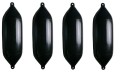 Zestaw 4 czarnych odbijaczy Majoni