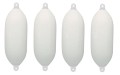 Zestaw 4 białych odbijaczy Majoni