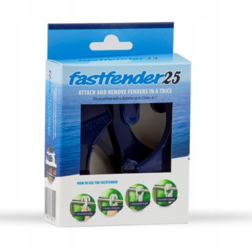 Knaga do odbijaczy na relingi 25 mm Fastfender (2 sztuki)