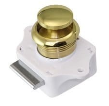 Zatrzask mosiężny polerowany