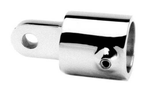 Końcówka rurki  20 mm z oczkiem - zewnętrzna