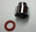 Adapter węża prysznicowego 3/8" / 1/2"