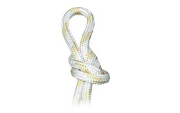 Podwójnie pleciona lina Dyneema - akcent  żółty - 12 mm