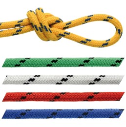 Lina szotowa poliestrowa - żółta - 6 mm