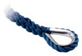 Lina cumownicza bardzo wytrzymała zakończona kauszą - niebieska - 15 m x 28 mm