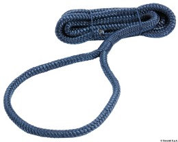 Lina poliestrowa zakończona oczkiem - niebieska - 6 mm x 1,5 m