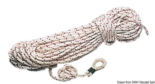 Lina pleciona poliestrowa z nylonową kauszą - 40 m x 10 mm