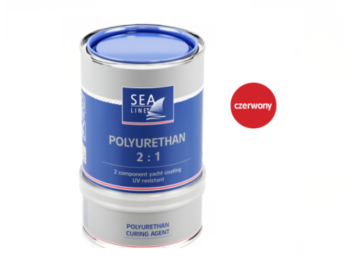 Farba poliuretanowa Sea-Line® - czerwona (15 l)