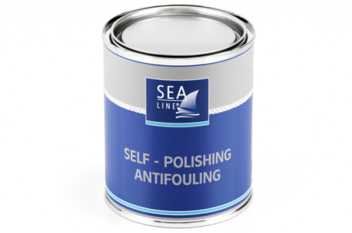 Farba antyporostowa Sea-Line® Self-polishing Antifouling - szara (0,75 l)