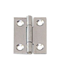 Zawias wąski, matowa stal nierdzewna 50 x 31 x 1,1 mm