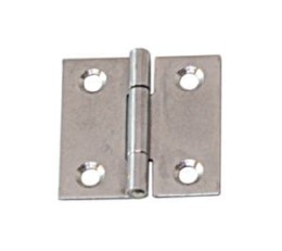 Zawiasy kwadratowe (równoboczne) matowa stal nierdzewna 30 x 30 x 0.8mm