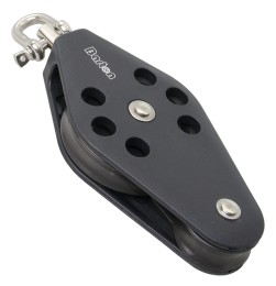 Pojedynczy blok wiolinowy PERFORMANCE Gr. 2 z klamrą obrotową z łożyskiem kulkowym