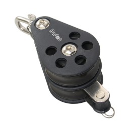 Podwójny blok z łożyskiem kulkowym Gr. 7 z szeklą + dolny nawias