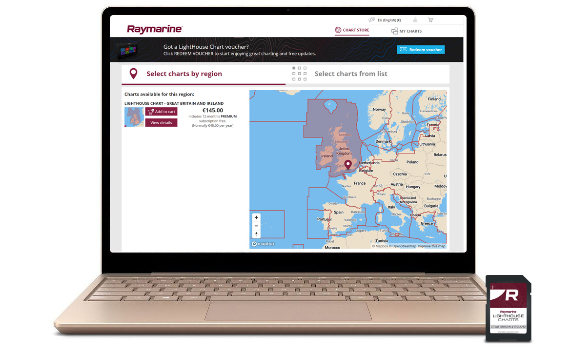 Raymarine LightHouse Charts